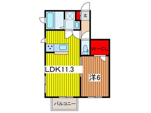 Baton槇の物件間取画像